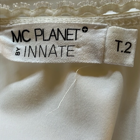 MC PLANET by INNATE T.2 made in Italy Wonderful White Sleeveless Dress - Picture 10 of 13